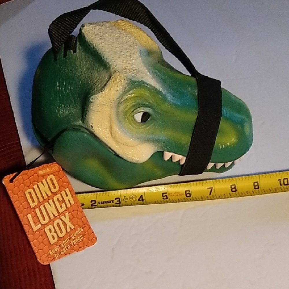 Dino Lunch Box - Green and Cream